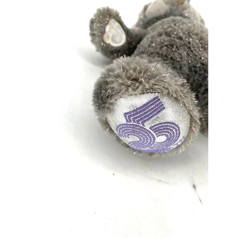Build A Bear Violet Wolf 25th Anniversary Plush Gray Silver BAB Stuffed Animal
